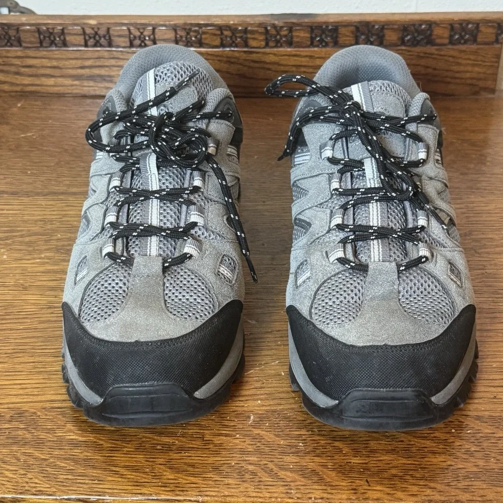 Camel Crown Men's Gray Hiking Trail Shoes Size 11 Mesh Suede Outdoor
